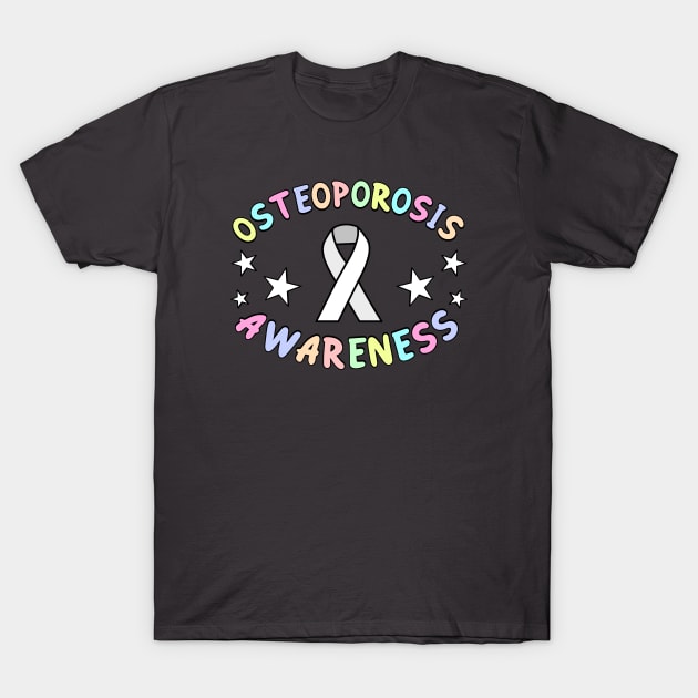 Osteoporosis - Disability Awareness T-Shirt by Football from the Left